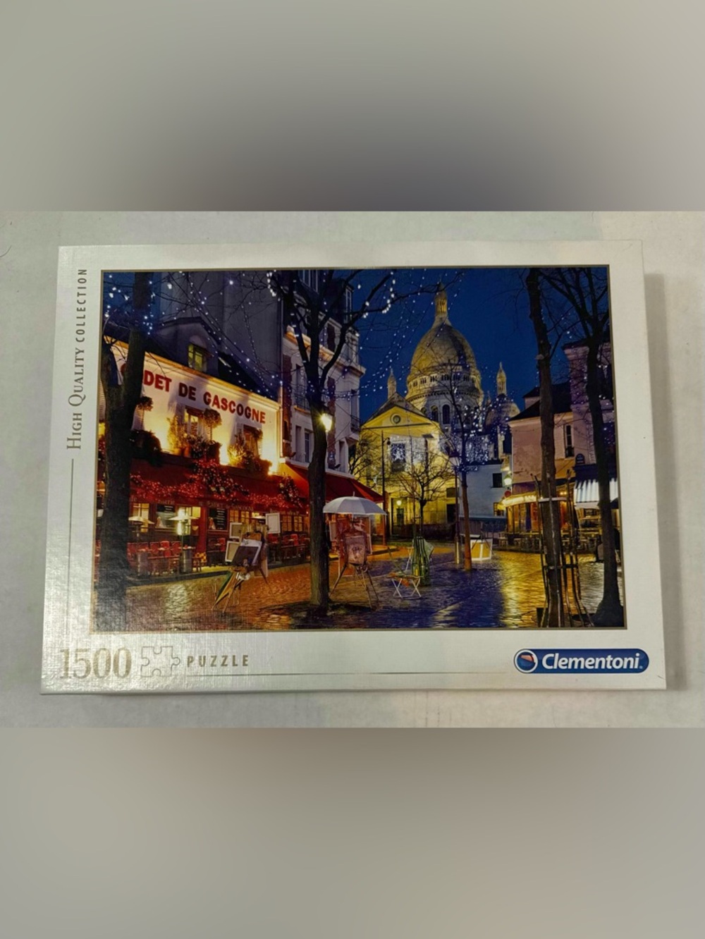 Clementoni Paris Montmartre 1500 Piece Puzzle High Quality Collection